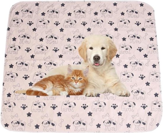 IEUUMLER Hondenbedmat, Wasbaar Kussen voor Twee Doeleinden, Zachte Premium Pluche Hondenkratmat, Matras voor Kleine/Middelgrote/Grote Honden en Katten FC014 (Grijs, 45 x 33 cm