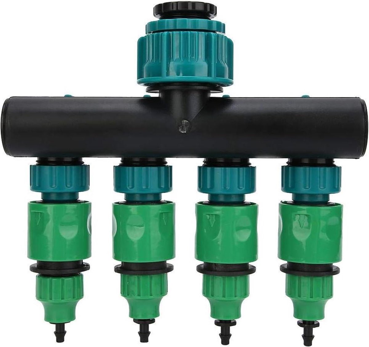 Wifehelper 4 Way Garden Hose Faucet Splitter with Quick Connector - Agricultural Tap Connectors .