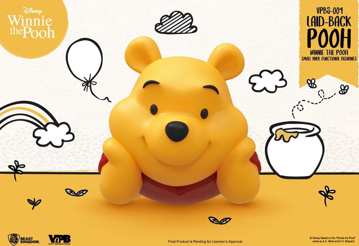Winnie The Pooh Small Vinyl Bank Laid Back Winnie 17 cm