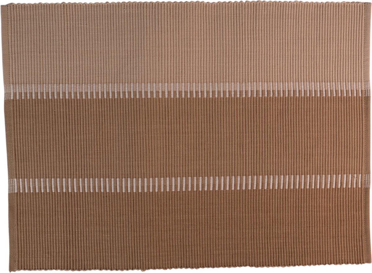 Placemat rib sand combinatie