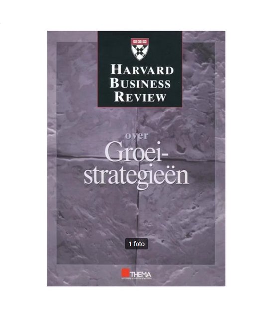 Over Groeistrategieen Harvard Bus.Rev. - cover
