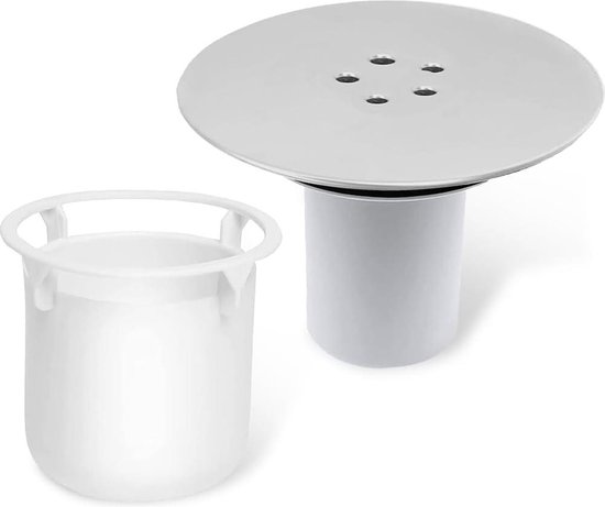 Afvoer Zeef Douche Afdekking Doucheputje Doucheafvoer, 90 Mm/115 Mm Doucheafvoer, Vervanging Van De Afdekking Van De... | Bol Douche Afvoer Cover Chroom Dompelbuis Haarzeef Douche