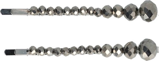 Pince à Cheveux Perle Argentée - Style Simple Et élégant - Sans Marque