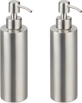 zeeppompje set van 2 - rvs - 300 ml - keuken - toilet - hervulbaar
