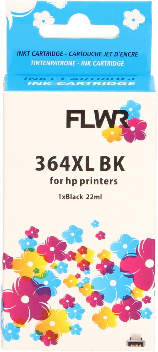 FLWR - Inktcartridge / 364XL zwart - Geschikt voor HP