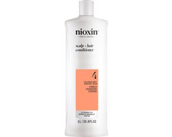 Nioxin System 4 - Conditioner - voor Gekleurd Haar - Anti Haaruitval - Gevorderde Uitdunning - 1000ml