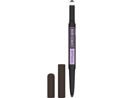 Maybelline New York - Express Brow Duo - 05 Black Brown - Bruin Wenkbrauwpotlood en Poeder