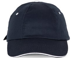 K-up Top - Pet 6 panelen KP036 - Navy / White - One size
