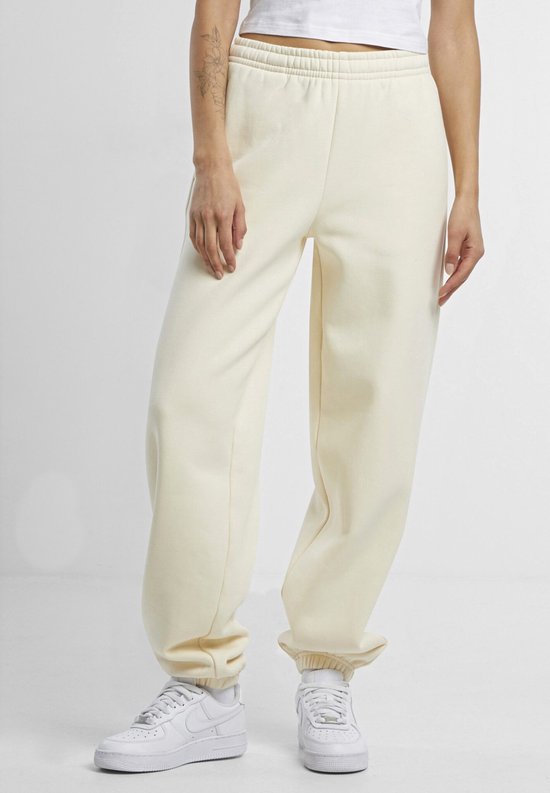 Build your Brand Ladies Fluffy Sweatpants BY291 - Pale Olive - L