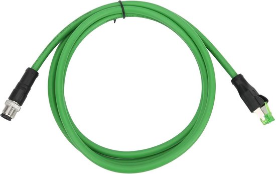 HangTon Profinet EtherCat Automation Ethernet Kabel M12 D-gecodeerde 4 Pin aan D-gecodeerde 4 Pin voor Sensor Cognex Zieke Schneider Netwerk Communicatie Gegevens CAT5e PVC 10M HangTon Profinet EtherCat Automation Ethernet Kabel M12 D-gecodeerde 4 Pin aan D-gecodeerde 4 Pin voor Sensor Cognex Zieke Schneider Netwerk Communicatie Gegevens CAT5e PVC 10M