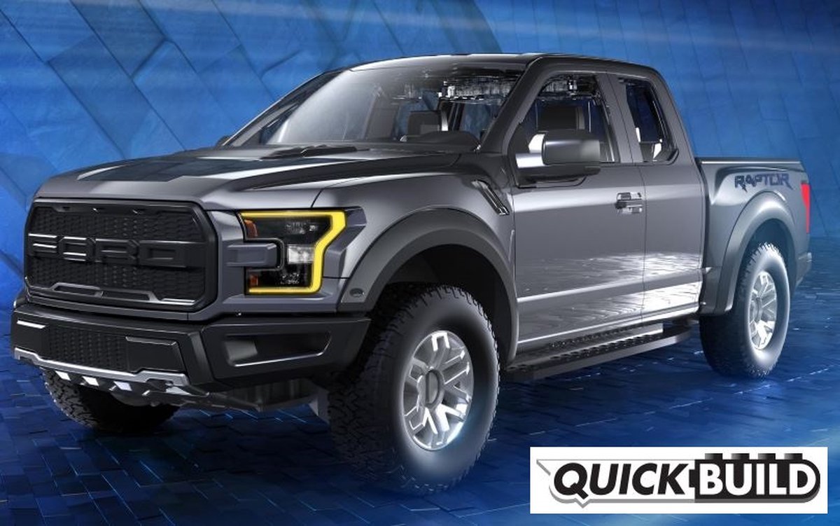 Airfix Modelbouwpakket Auto - J6053 QUICKBUILD Ford F-150 Raptor - Pick-up Auto Plastic - Airfix - Modelbouw