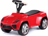 Lamborghini Urus Loopauto 1 tot 3 jaar – Officieel Gelicentieerde Luxe Loopwagen met Lederen Zitje – Babyauto met Claxon, Anti-slip Wielen & Anti-kantel Systeem – Rood