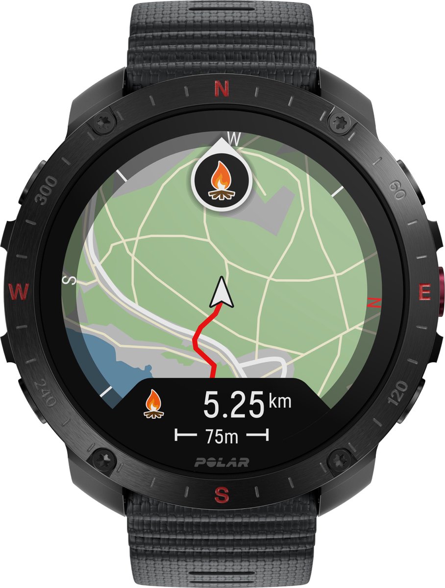 Polar Grit X2 Pro Premium Outdoor Smartwatch Night Black S/L