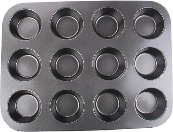 13 stuks muffin bakvorm, muffinvormpjes, bakplaat, antiaanbaklaag, voor muffins, muffins, siliconen bakplaat, anti-aanbak, muffinplaat, vaatwasmachinebestendig, voor cupcakes, pudding, cake, muffins bakplaat