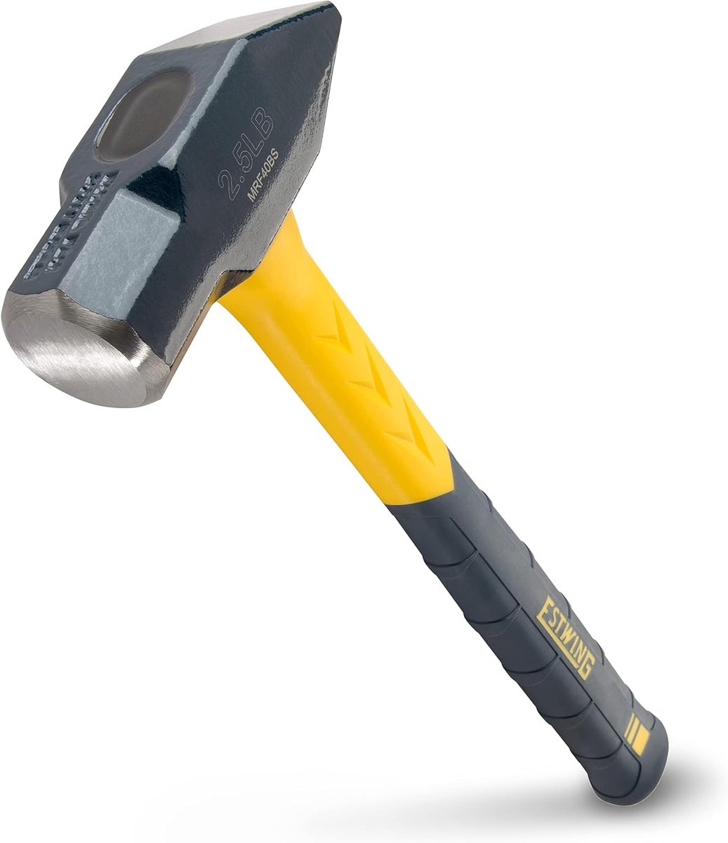 Zwarte Hamers voor Metaalbewerking - 40 oz Glasvezel Handvat & Antislip Grip