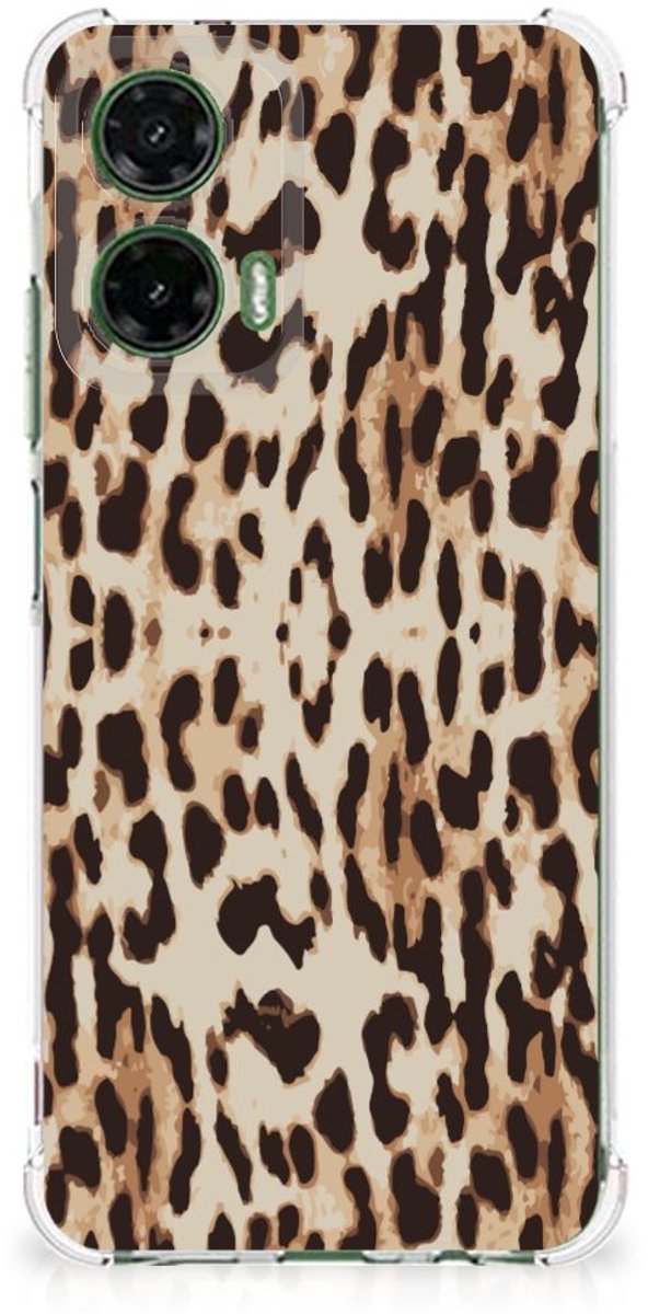 Motorola Moto G35 Case Anti-shock Leopard