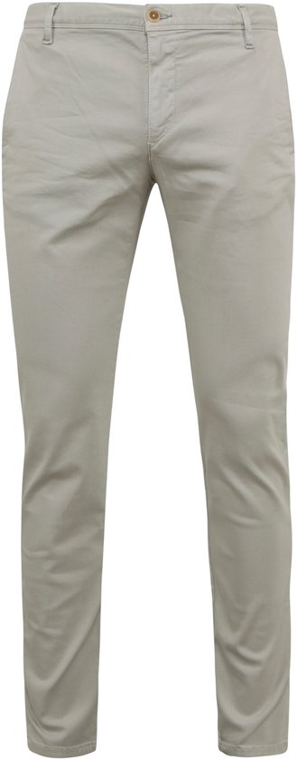 Alberto - Rob T400 Dynamic Chino Beige - Coupe slim - Chino Homme taille W 40 - L 32