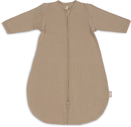 Jollein Slaapzak Zomer Met Afritsbare Mouw - 60 cm - Ajour Biscuit