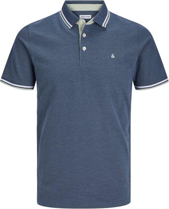 JACK&JONES JJEPAULOS POLO SS NOOS Heren Poloshirt - Oceanview Play