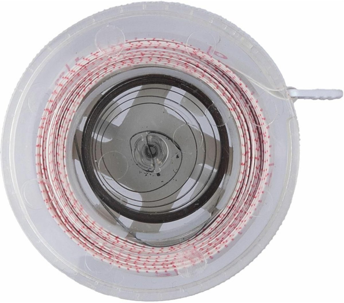 Giving Meetlint/rolmaat - wit - 1.5M - compact - oprolbaar - reisformaat - kunststof
