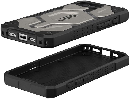 UAG - Coque Monarch Pro Mag pour iPhone 16e (2025) - titane | titane