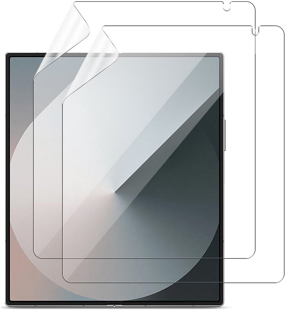 GrizzlyCoat Screenprotector geschikt voor Samsung Galaxy Z Fold 6 Hydrogel TPU | GrizzlyCoat Screenprotector - Case Friendly (2-Pack)