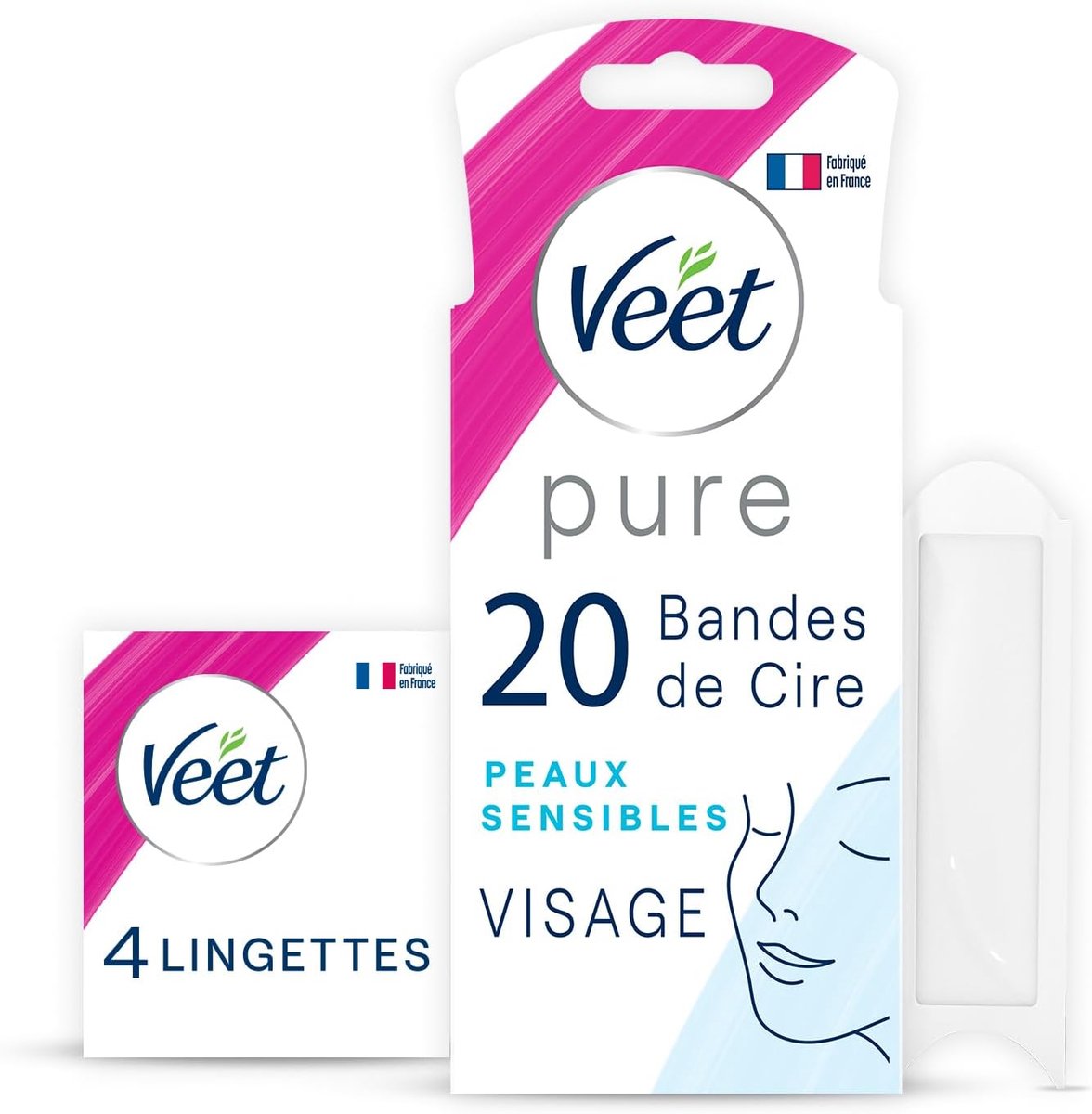 Hypoallergene Ontharingsstrips voor Gezicht - Minimaal Ingrediënten - 20 Stuks
