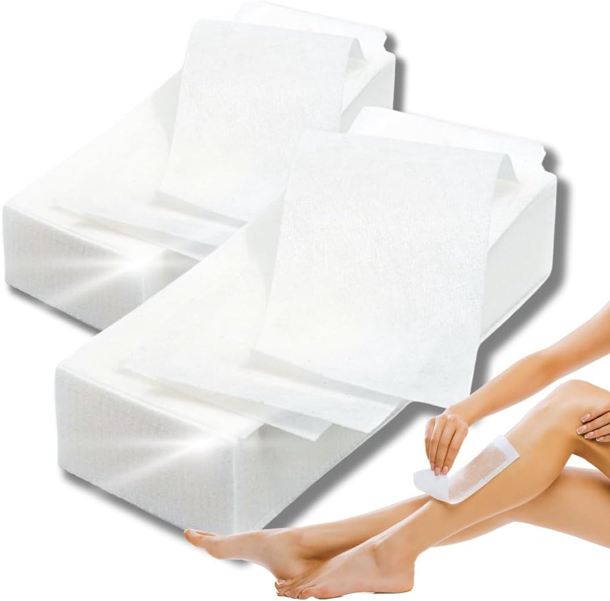 Vliesstrips voor Ontharing - 200 Stuks voor Huidvriendelijke Waxoplossingen