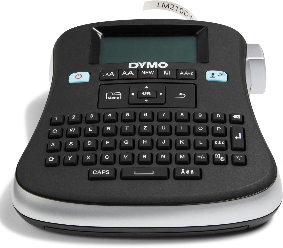 Draagbare DYMO LabelManager 210D-labelmakerkit | QWERTZ-toetsenbord | met zwart-witte D1-labels van 12 mm en een draagkoffer thumbnail 6
