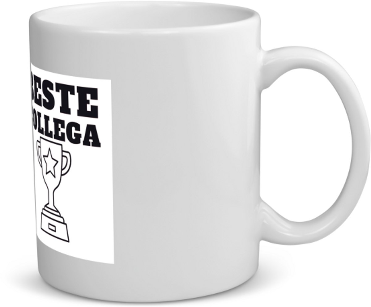 Beste collega Mok met opdruk - beste collega - teamgenoot - cadeau - 350 ML inhoud