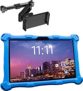 AngelTech OnderwegPakket XL PRO II – Kindertablet XL PRO II Blauw + Tablethouder - Kindertablet Vanaf 3 Jaar – Kinder Tablet – Kids Tablet - Tablet voor Kinderen