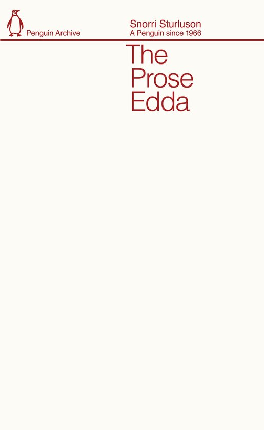Penguin Archive-The Prose Edda - cover