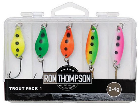Ron Thompson Trout Pack in Box, 5 pcs - Pack 2 | Vislepel — afbeelding 2