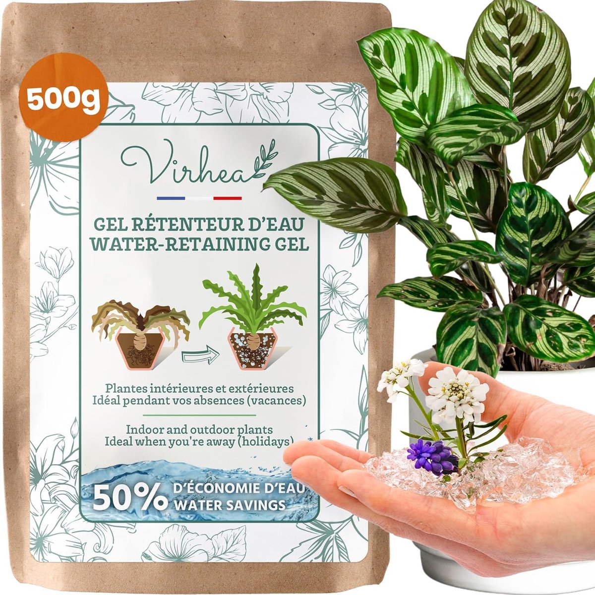 Automatisch Waterreservoir voor Planten - Gelgranulaat voor Irrigatie - 500g