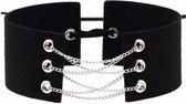 Soft Chain choker zwart - Attitude Holland