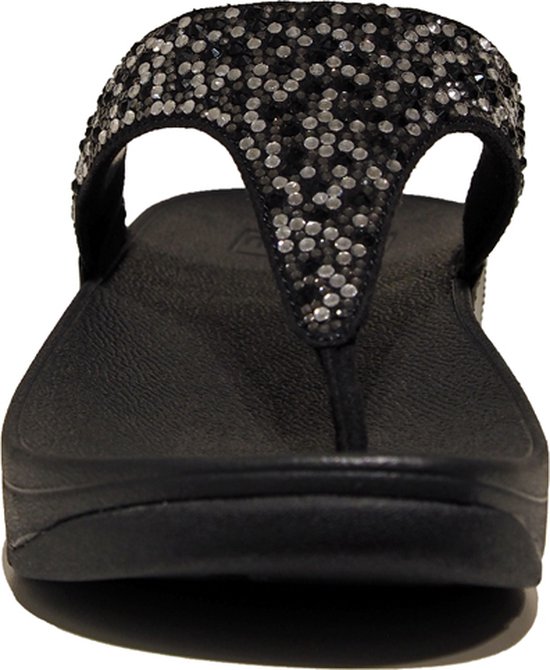 FitFlop Lulu Crystal- Bout Mix Zwart