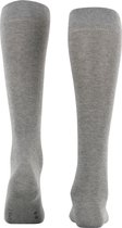 Esprit Basic Pure met comfort tailleband katoen kniekousen dames grijs - maat 39-42