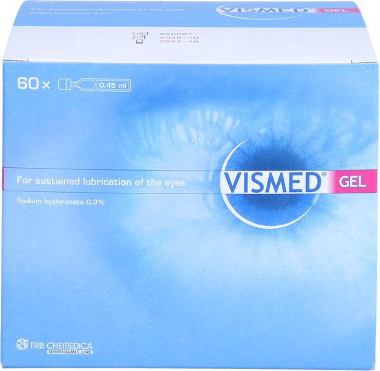 Gel pour les yeux Vismed 0,3% 0,45 ml