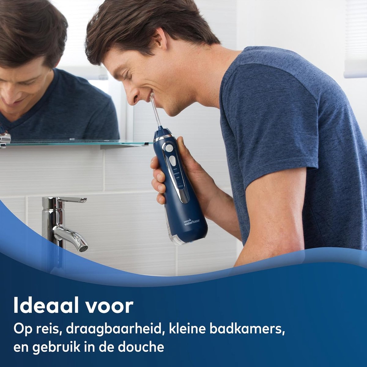 Waterpik Waterflosser Draadloos Advance WP-583 Blauw - thumbnail 5