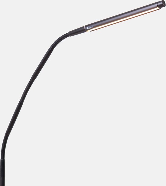 Daylight Electra - Staande vloerlamp - 3 lichtkleuren - Dimbaar - leeslamp - woonkamer - Zwart