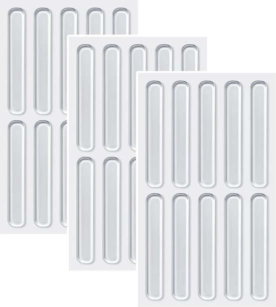 Transparante Bumpers Pads | Siliconen Zelfklevende Meubelbumper Pads - Anti-botsing Geluidsdempende Kussenpads voor Tafelhoeken Stoelen Kasten