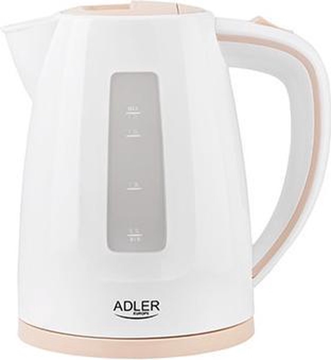 ADLER AD 1264 Waterkoker Hazelnoot, Wit