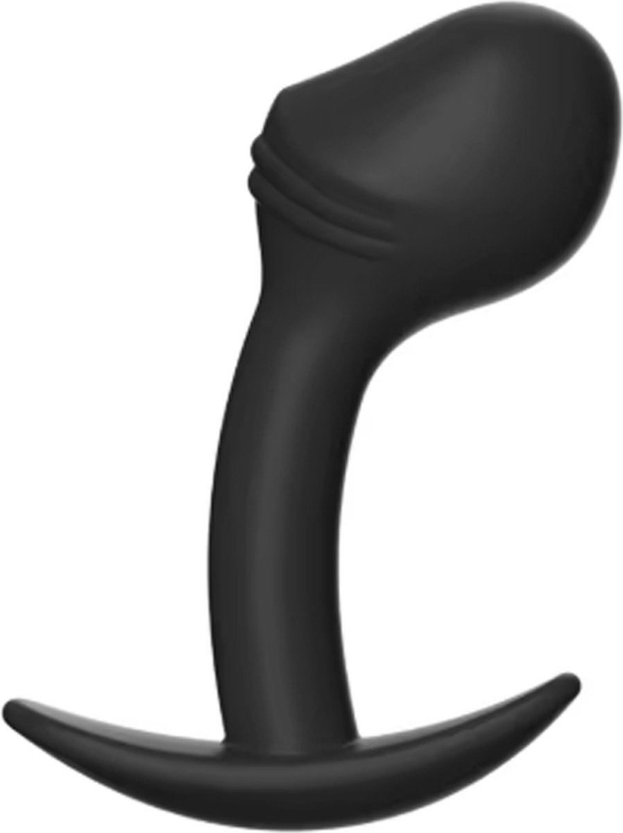 Grote anaalplug met breed uiteinde voor extra stimulatie - Buttplug - Penisvorm