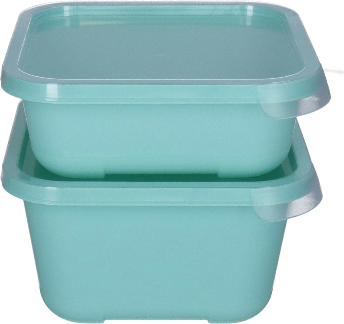 Juypal Vershoudbakjes nestbaar - 5 delig - BPA vrij - meal prep - 5x diverse maten - mintgroen - luchtdicht - herbruikbaar