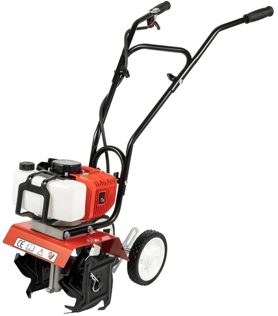 BellissiBo® Verticuteermachine - Tuinfrees - Tuinmachine - Benzinemotor 1700W - 6500-7000 RPM, 4 Messen - Werkbreedte 30 cm