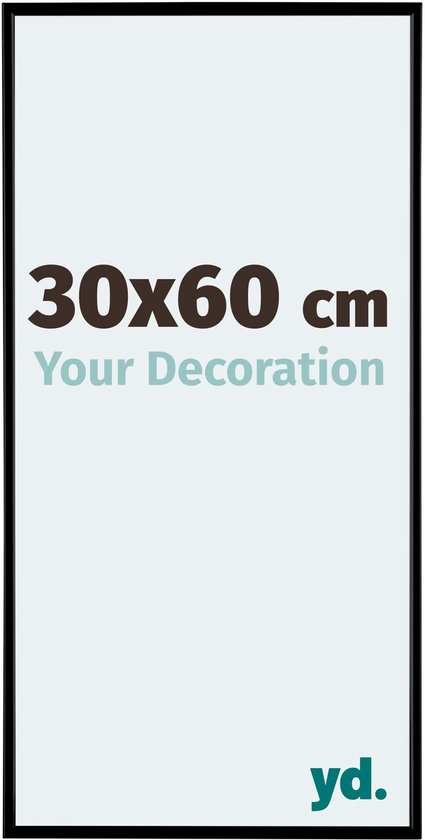 Cadre Photo Your Decoration Evry - 30x60cm - Zwart Mat
