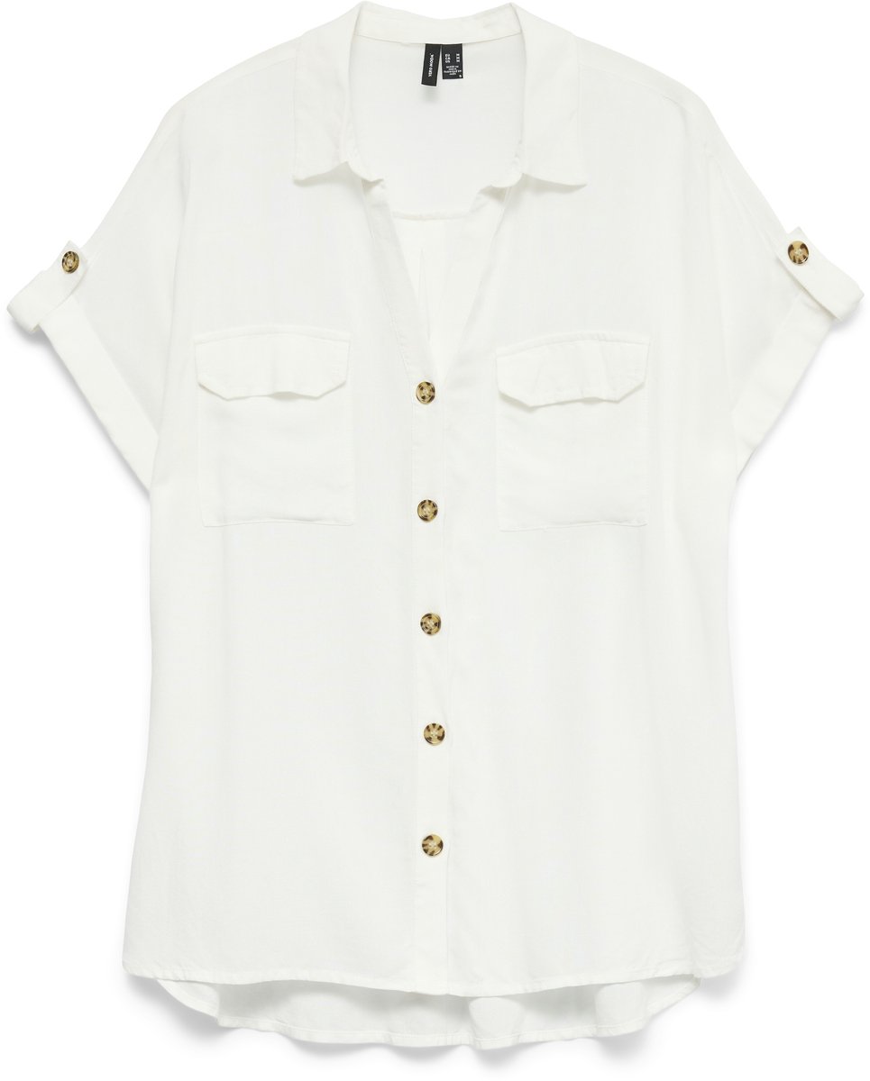 Vero Moda Bumpy Woven SS Top Dames - Maat M