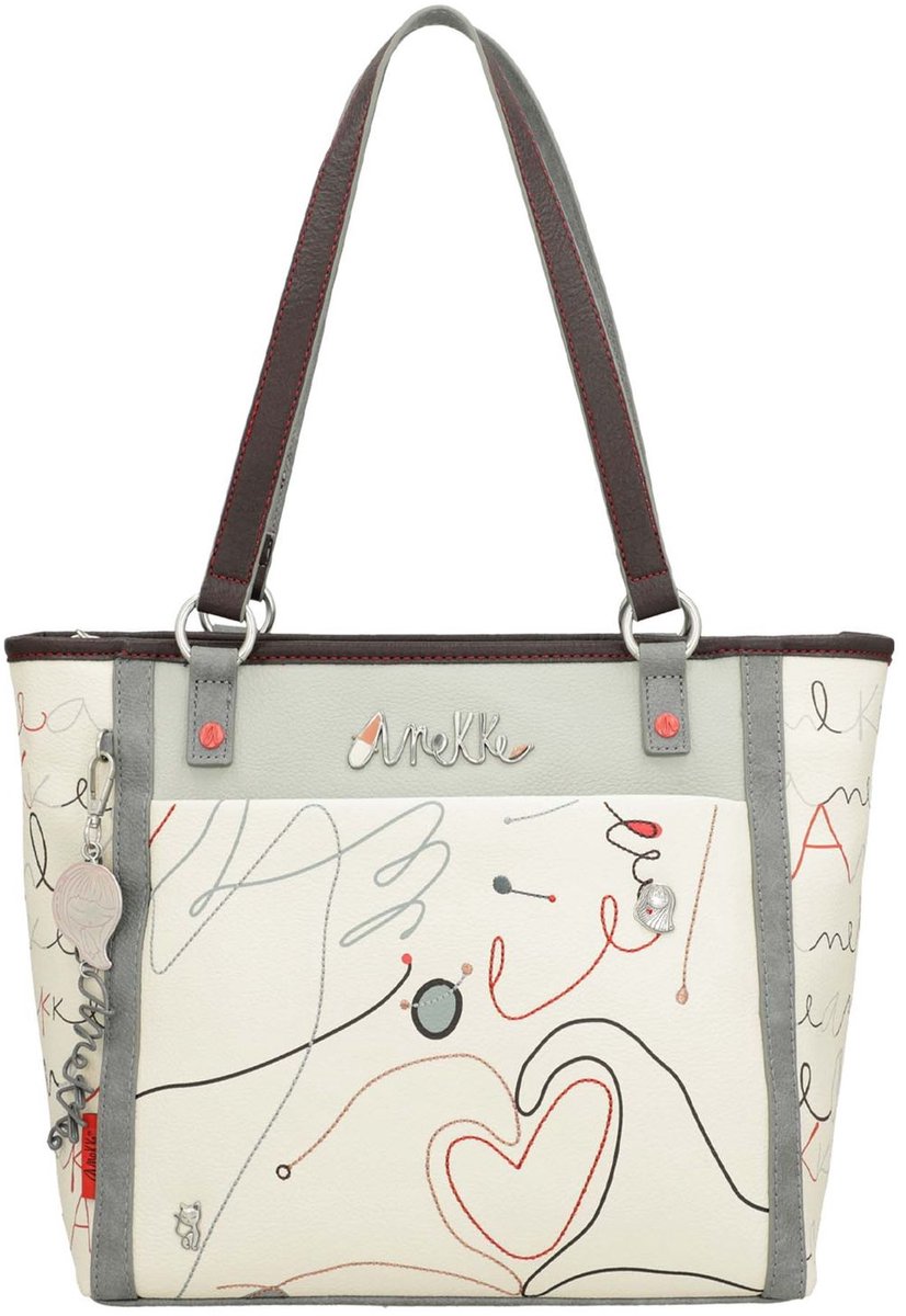 Sac à Épaule Alma Multicolor Anekke - Taille L - 100% PU - Femme - Neuf Avec étiquettes