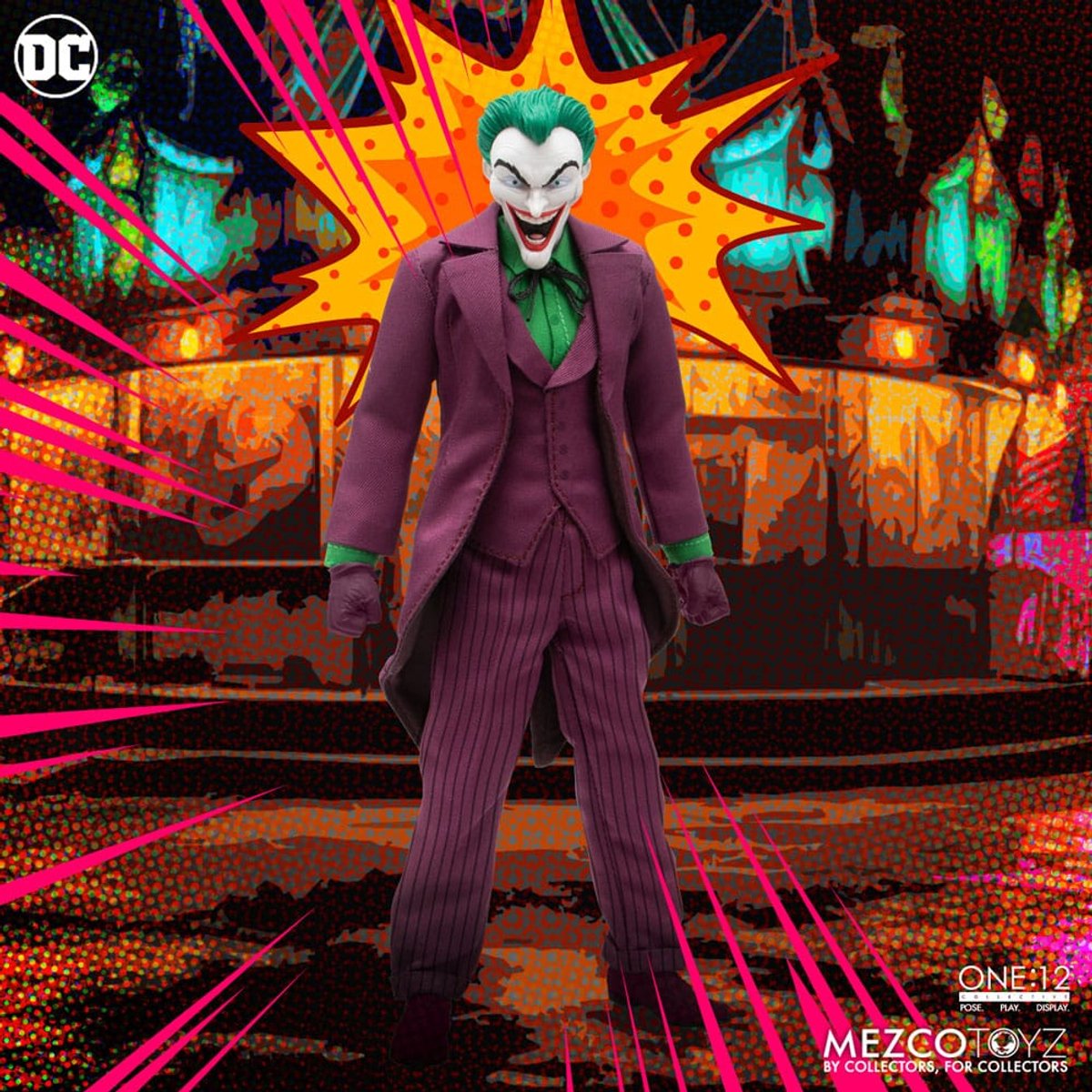 Mezco Toys DC Comics Action Figure 1/12 The Joker (Golden Age Edition) 16 cm Action Figuur