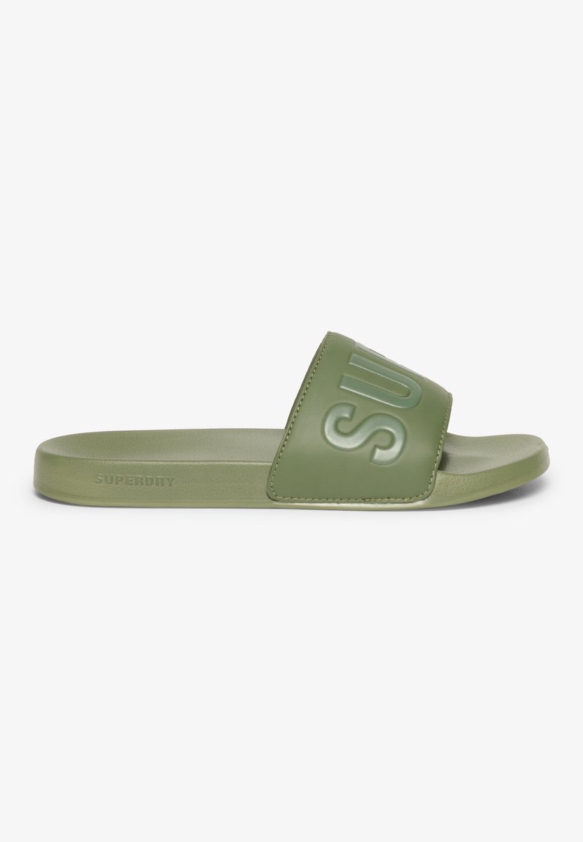 Superdry Vegan Core badslippers Heren Slippers Khaki